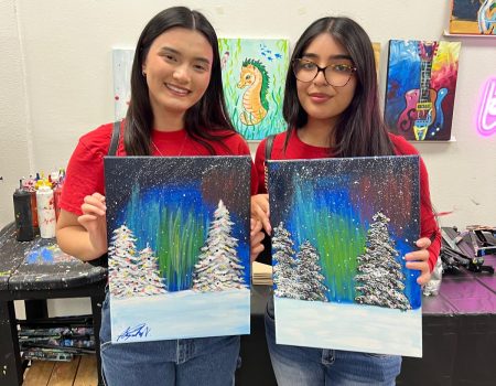 Paint and sip El Paso event at Crafty Art Studios