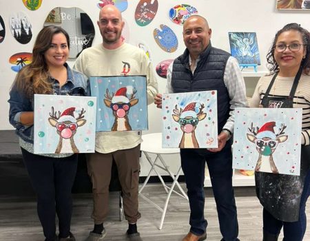 Paint and sip El Paso event at Crafty Art Studios